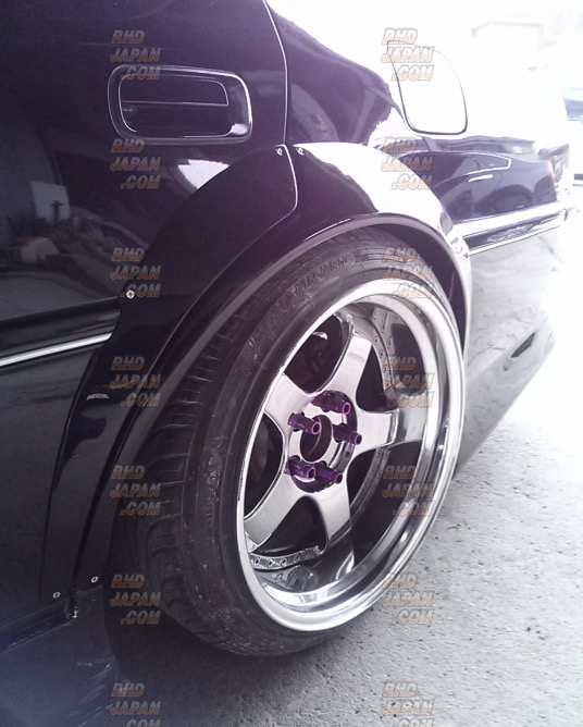 N-Style Custom Over Fender Flares Rear Set Type 4 - JZX100 Cresta